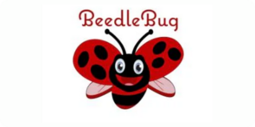 Logo with ladybug design